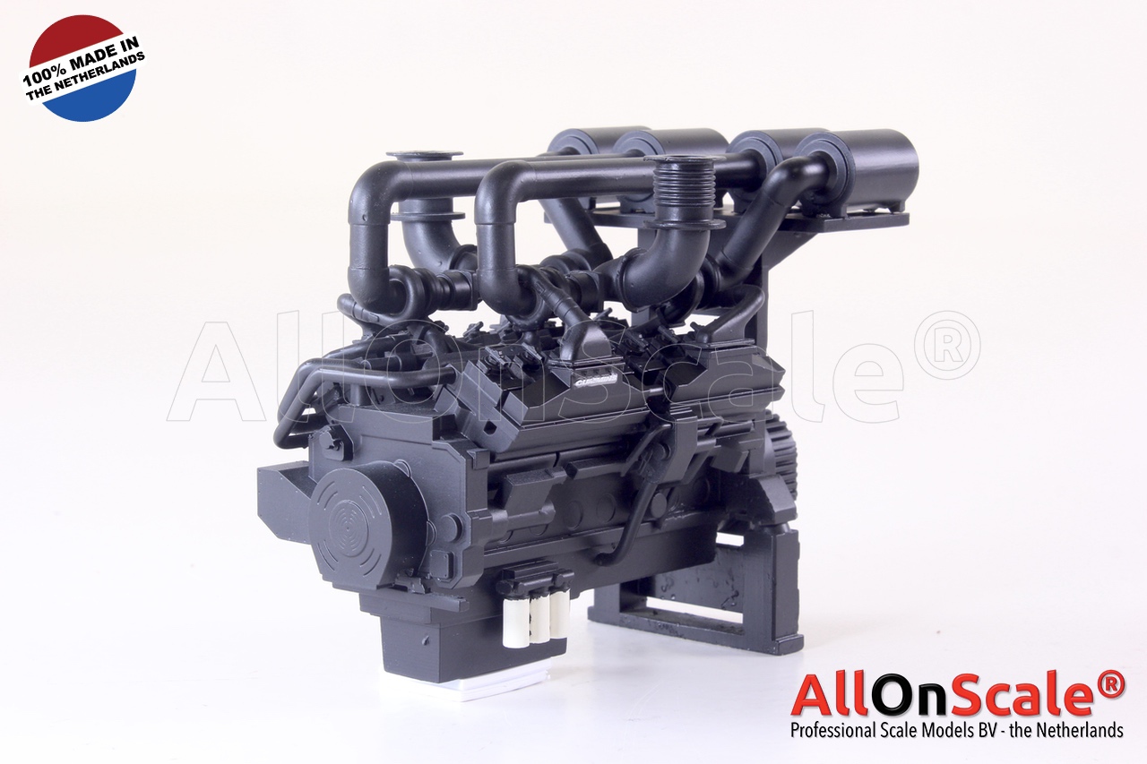 3D Printed, Cummins engine 1:25
