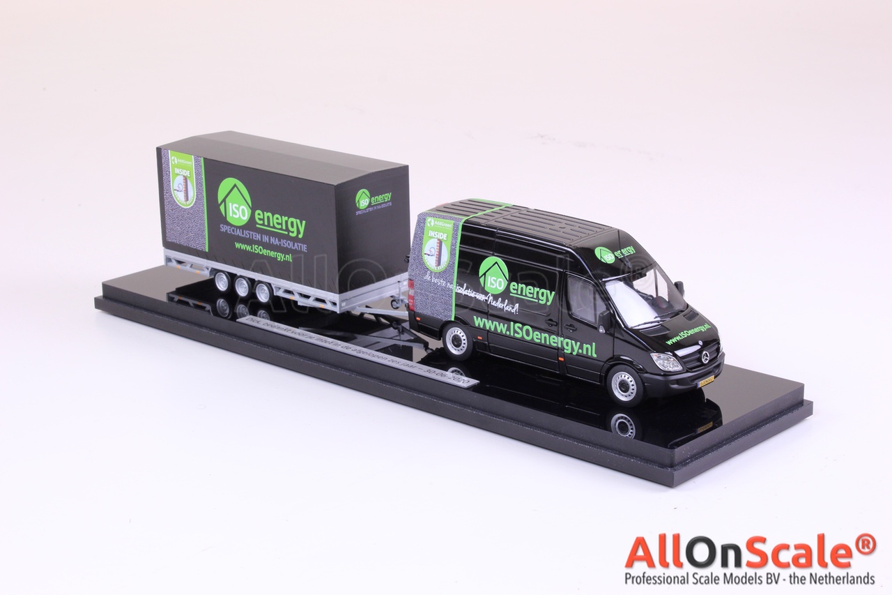 Desktop model: ISO Energy Mercedes Sprinter with trailer